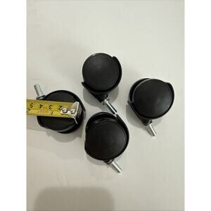 IRIS USA Replacement Casters Wheels Set 4 for Airtight Pet Food Container Bins
